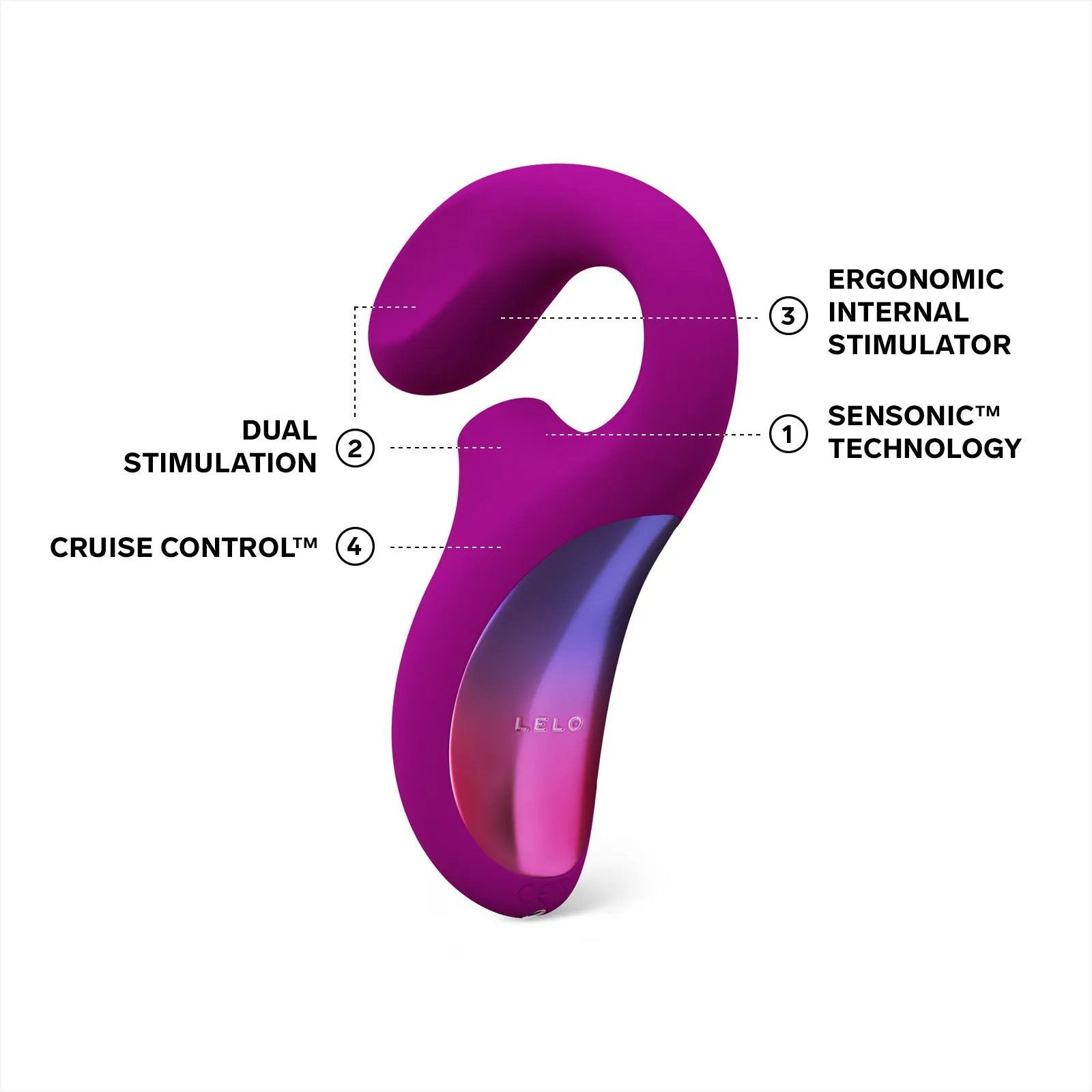 LELO Enigma Cruise Clit Sucking & G-Spot Vibrator