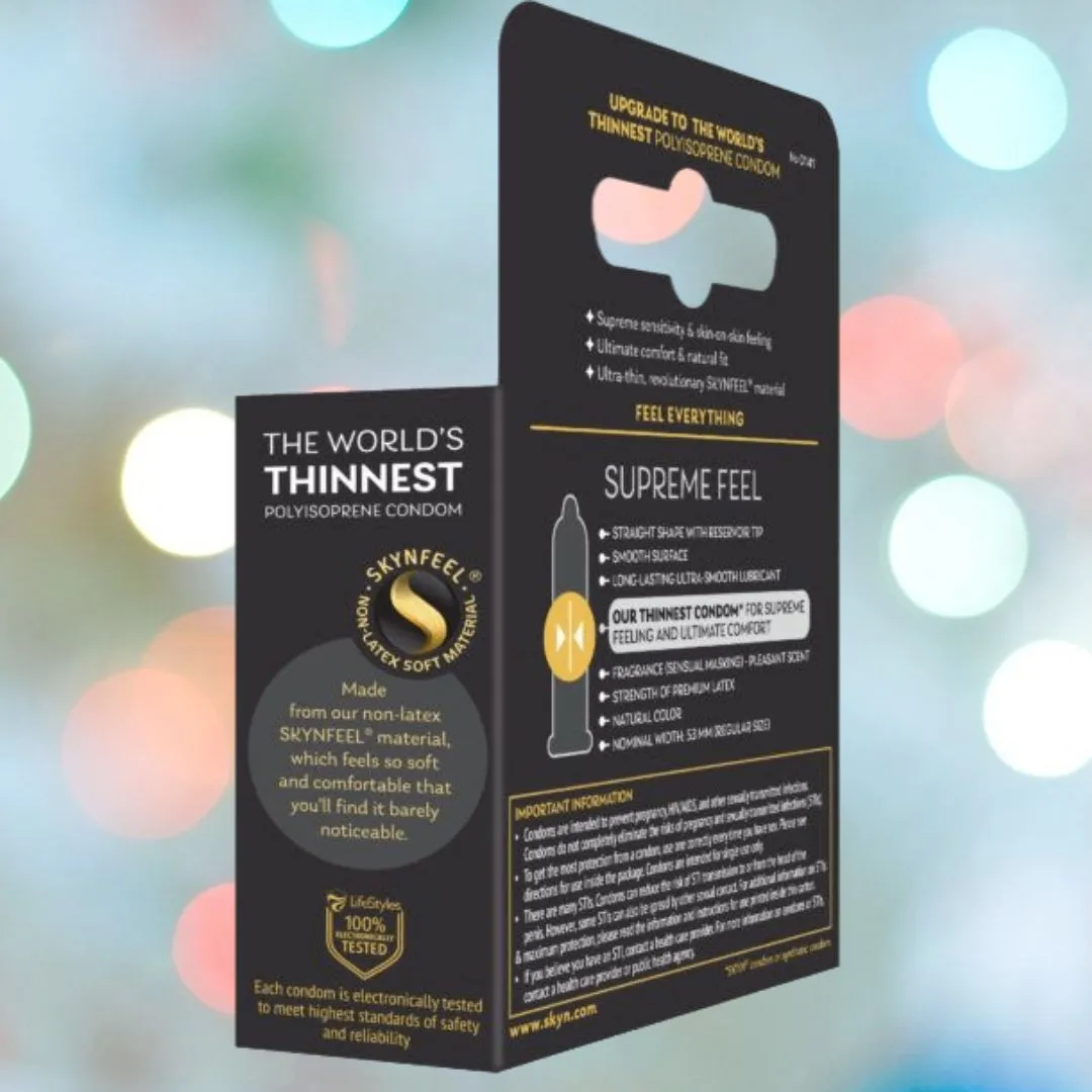LifeStyles SKYN Supreme Ultra-Thin Non-Latex Condom