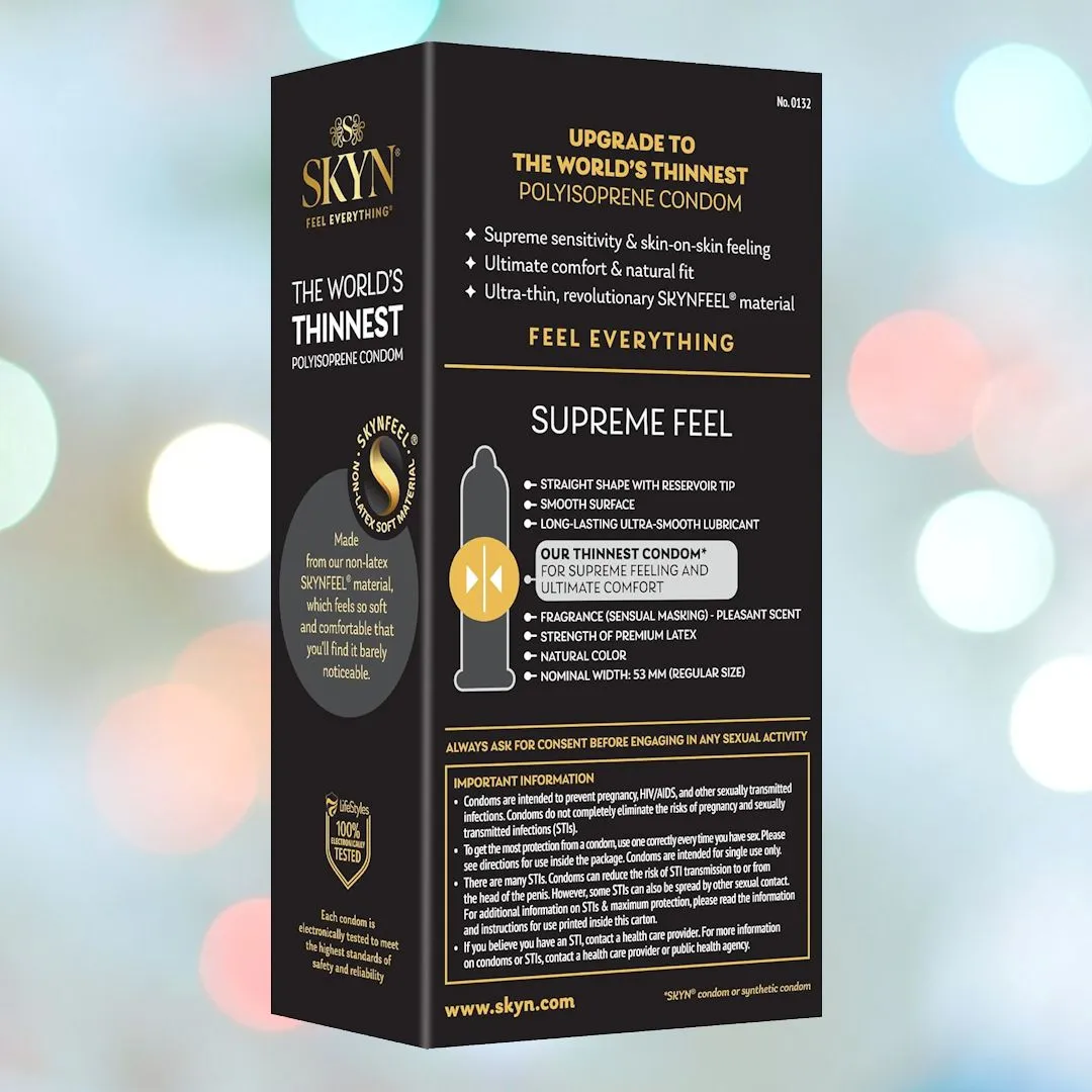LifeStyles SKYN Supreme Ultra-Thin Non-Latex Condom