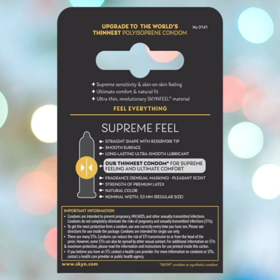 LifeStyles SKYN Supreme Ultra-Thin Non-Latex Condom