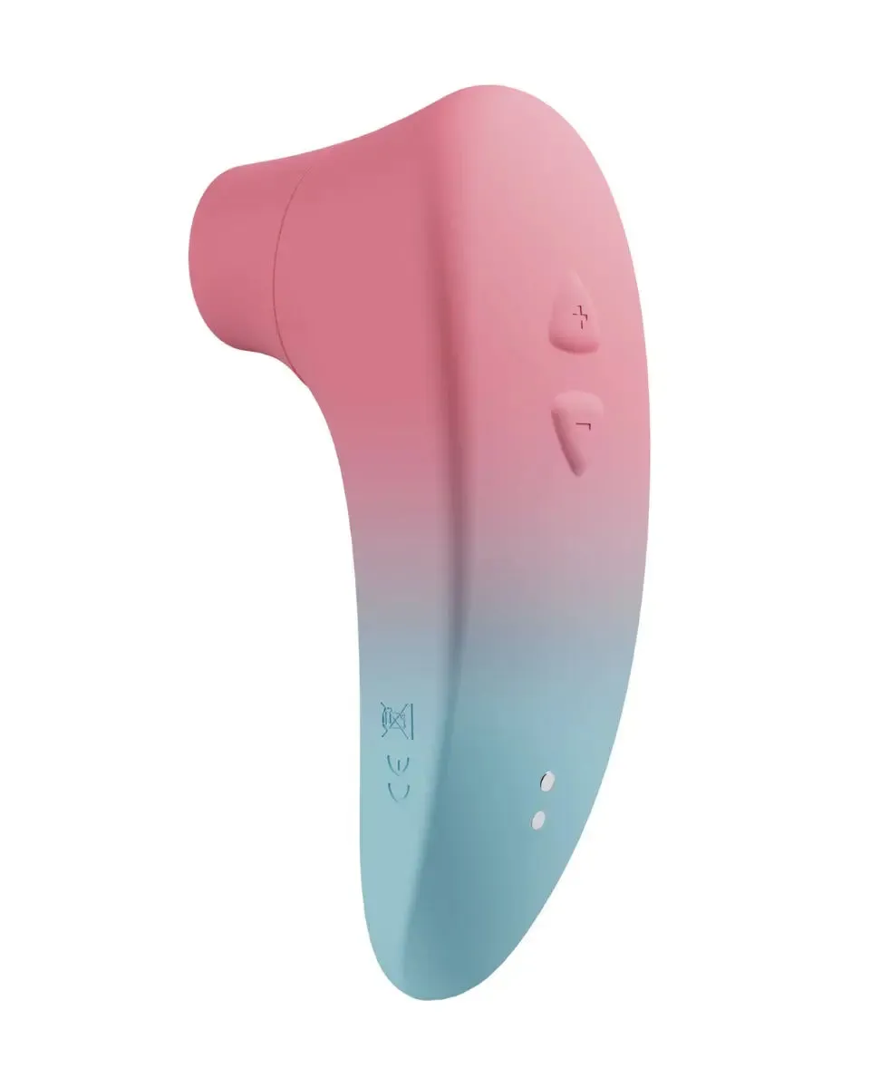 Lovense Tenera 2 Bluetooth Clitoral Suction Vibrator Sex Toy - Pink/Blue