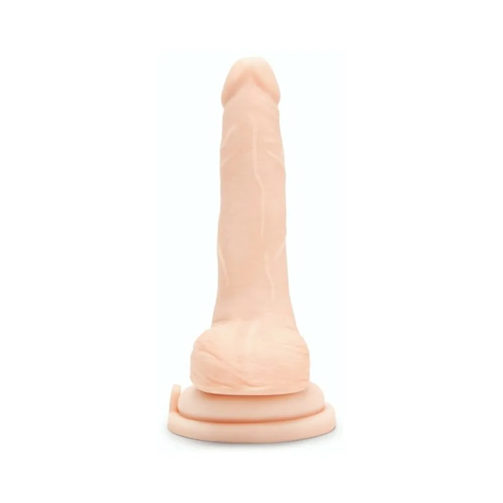 Me You Us Ultra Cock 6 in. Realistic Dual Density Dildo with Balls Vanilla