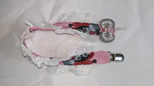 Misfit of Toys Plush Ruffle Deluxe Pacifier Clip