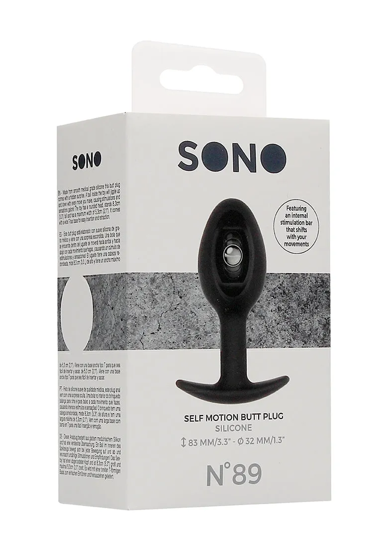 N0. 89 - Self Penetrating Butt Plug - Black