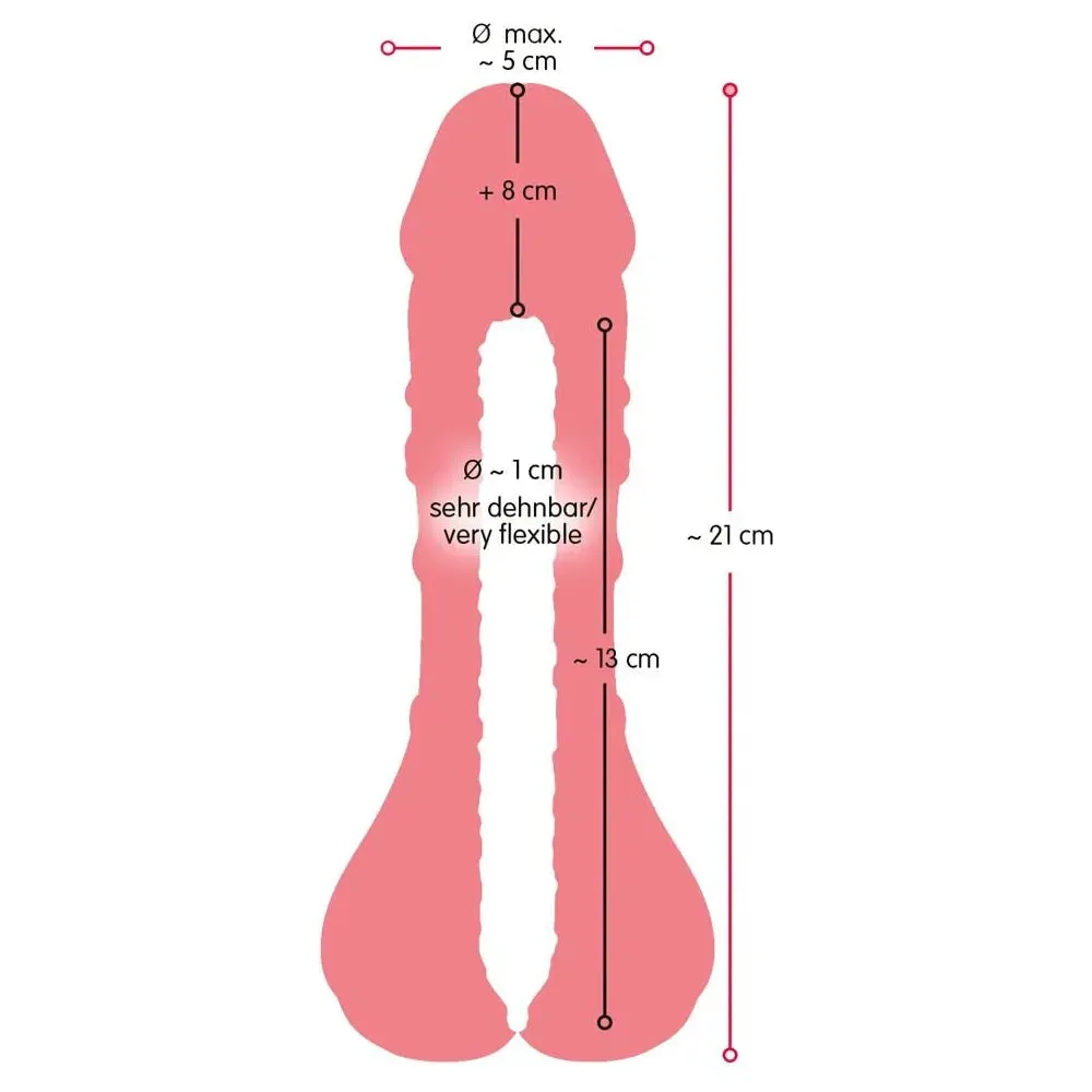 Nature Skin 2 in 1 Penis Extender & Butt Masturbator by You2Toys