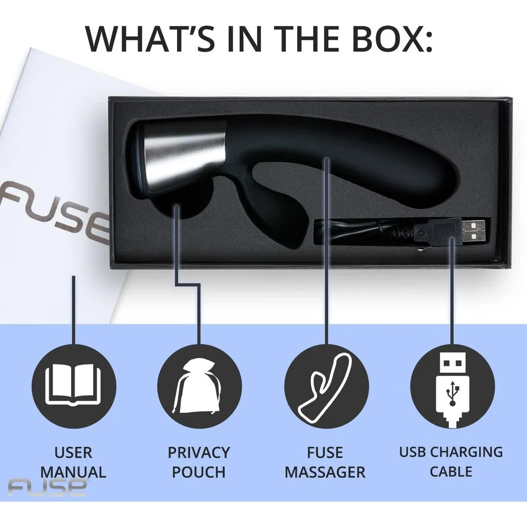 OhMiBod Fuse Interactive Dual Stimulator - Black