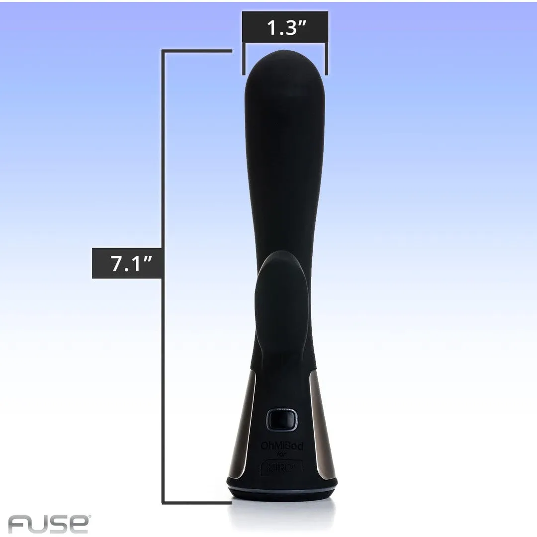 OhMiBod Fuse Interactive Dual Stimulator - Black