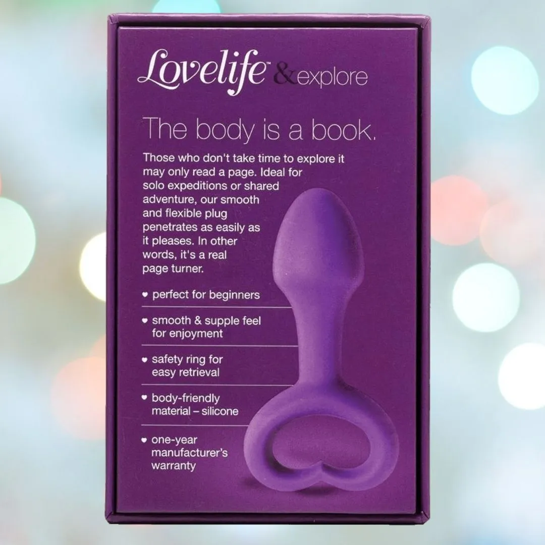 OhMiBod Lovelife Explore Butt Plug - Purple
