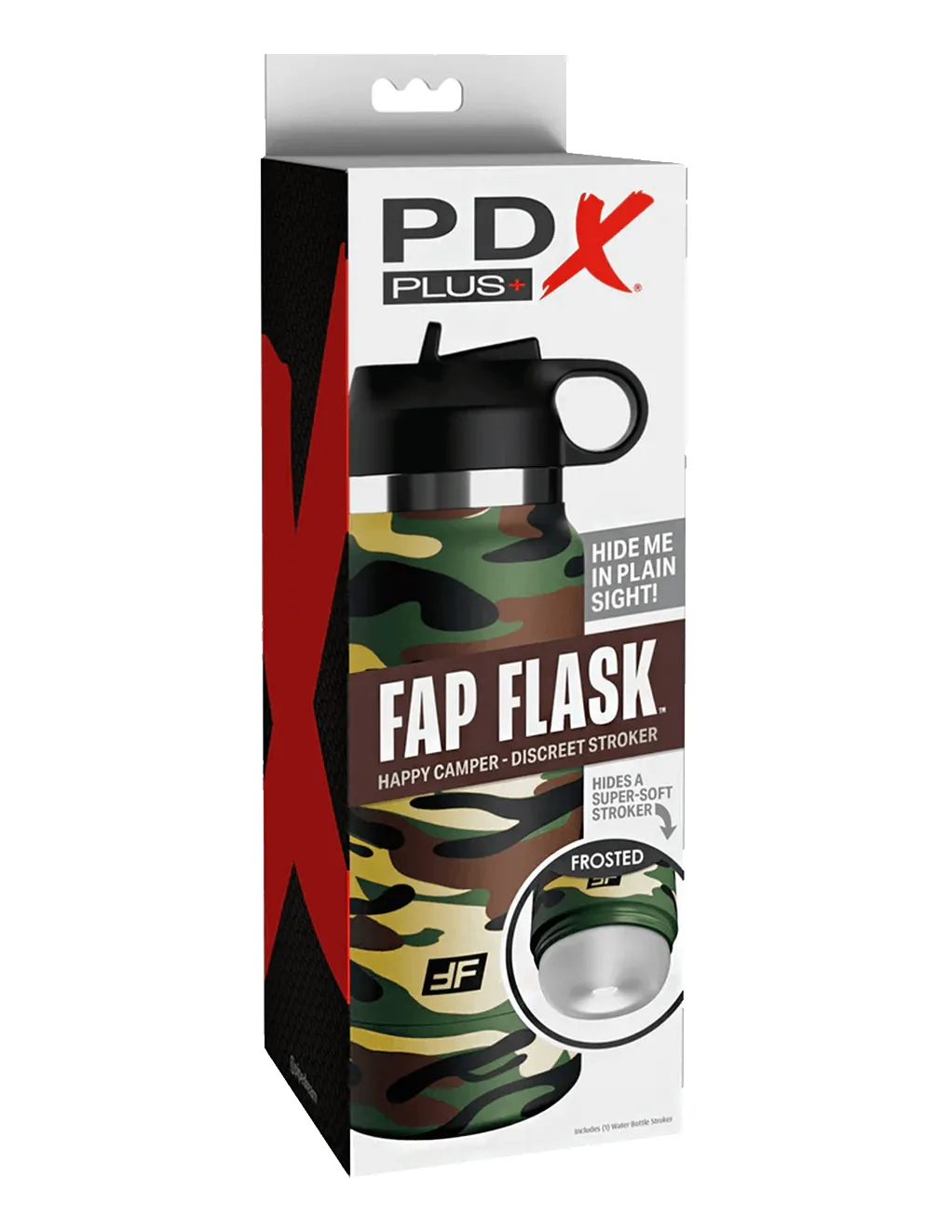 PDX Plus Fap Flask Happy Camper Camo
