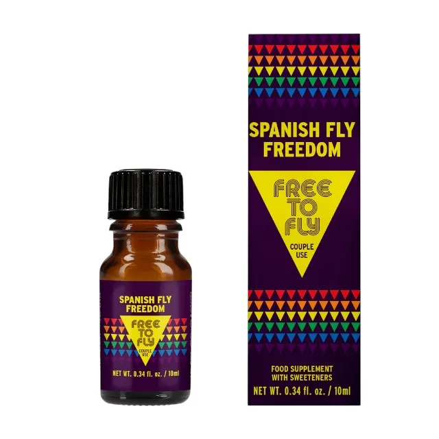 Picături afrodisiace pentru cupluri Spanish Fly Free to Fly!. pentru libido și performanțe sexuale îmbunătățite. 10 ml