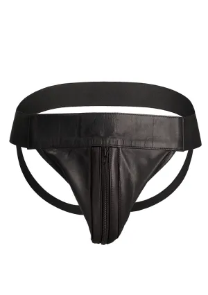 Plain Front With Zip Jock - S/m - Black