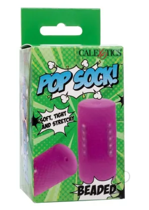 Pop Sock Beaded Purple
