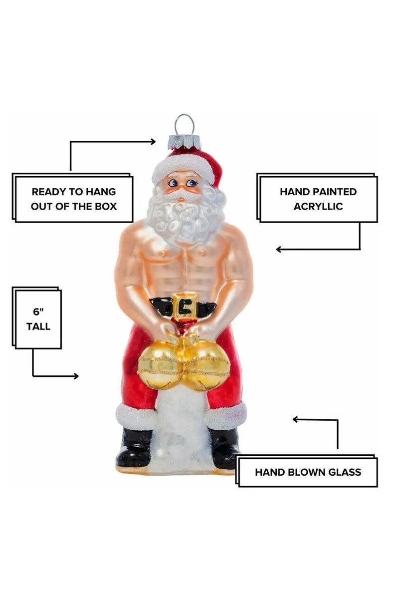 Pornament Big Balls Claus Ornament