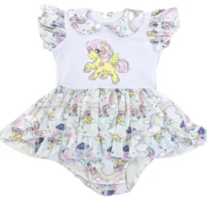Prancing Ponies Romper Dress