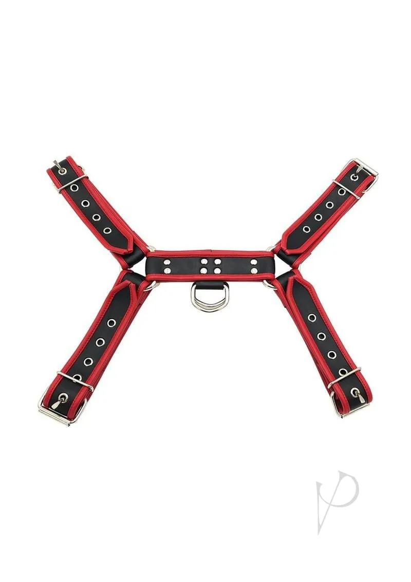 Pvc Ot H Front Harness Lxl Blk/red