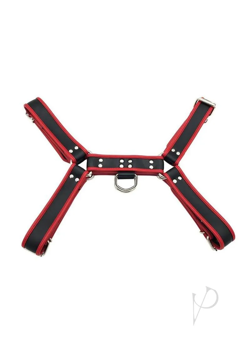 Pvc Ot H Front Harness Lxl Blk/red