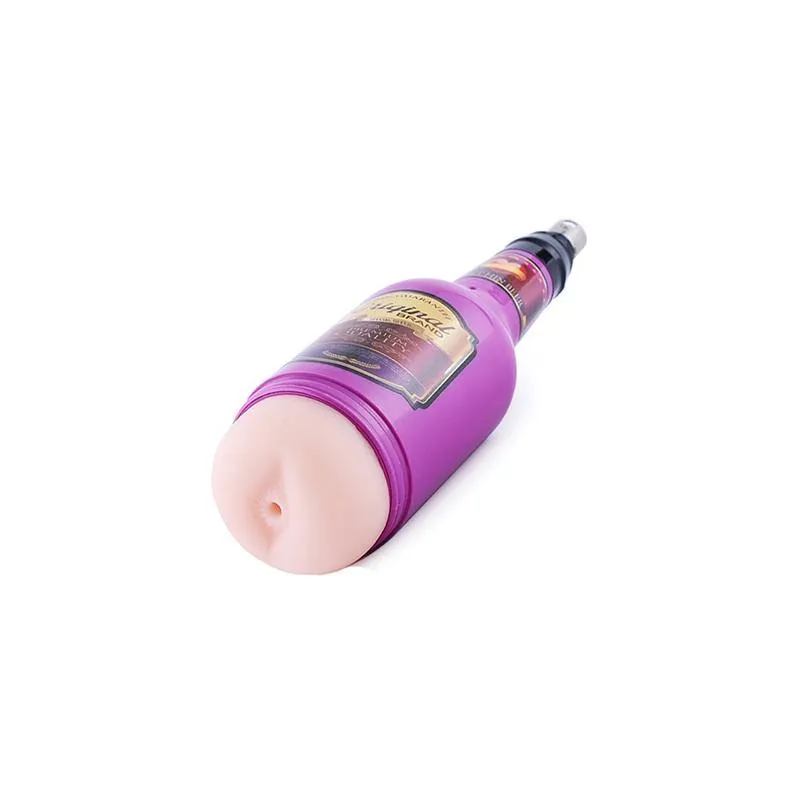 Realistic Anal Male Masturbator Purple Beer Mug Sex Cup For 3XLR Sex Machine