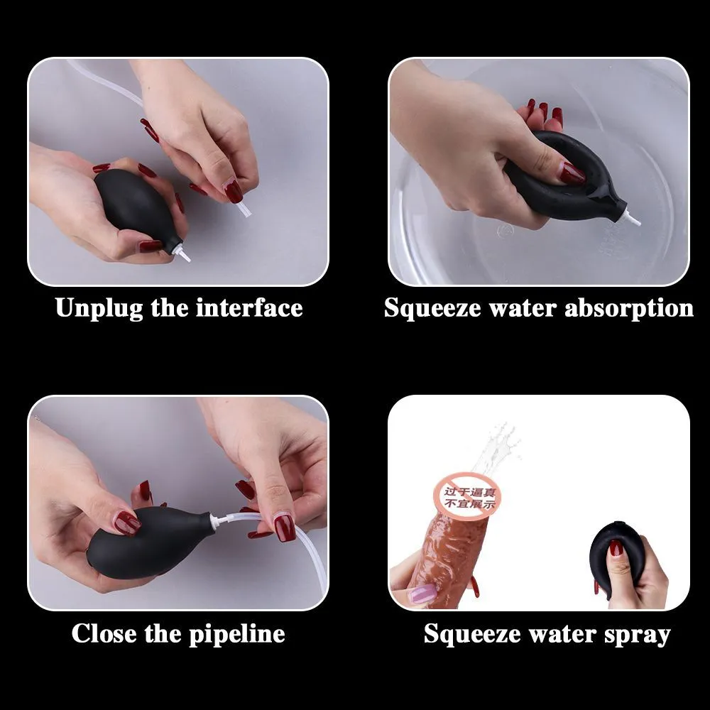 Realistic Squirting Dildo 8.66 Inch Ejaculating Cumming Dildo