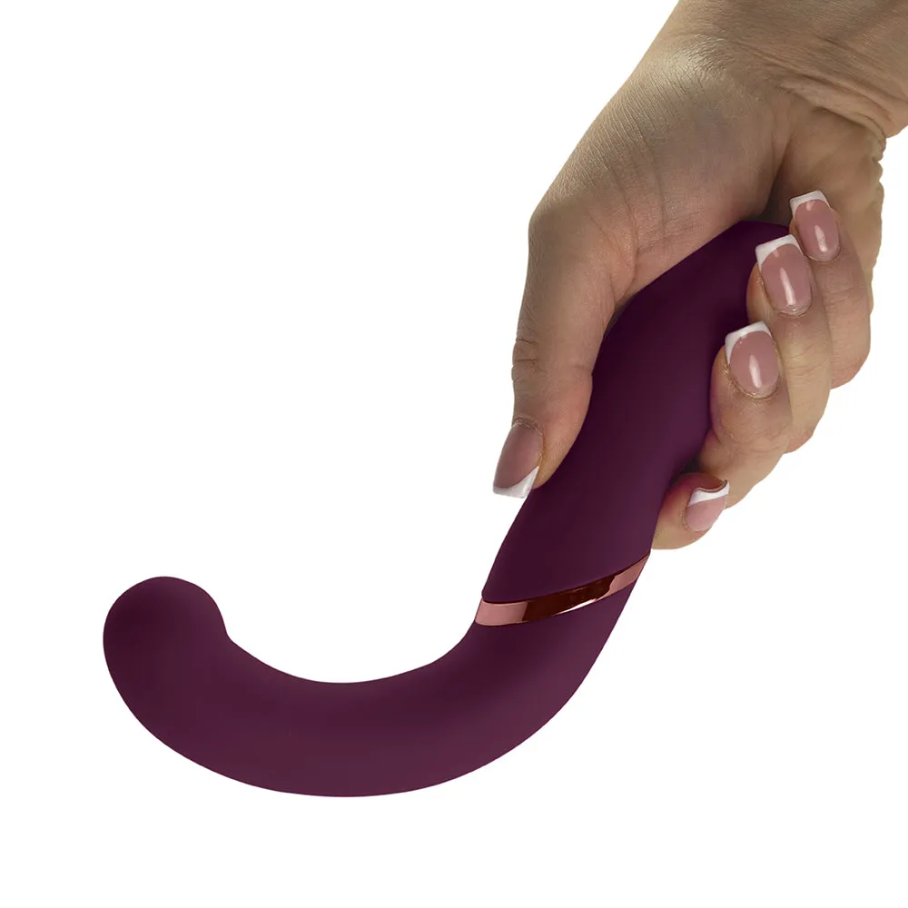 Rocks-Off Gemini Dual Stimulator Burgundy