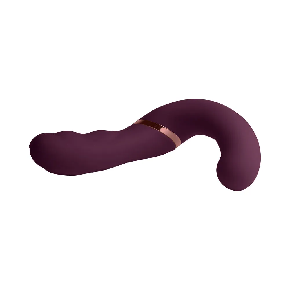 Rocks-Off Gemini Dual Stimulator Burgundy