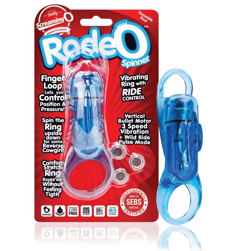 Screaming O RodeO Spinner Vibrating Ring
