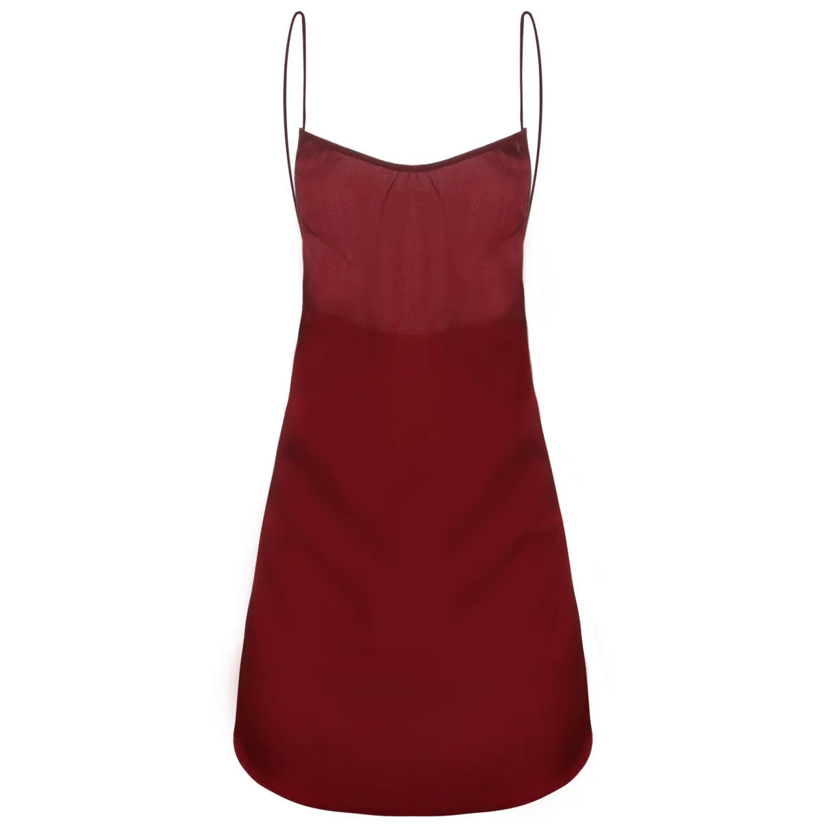 Simulated Silk Home Sexy Suspenders Nightgown 7170