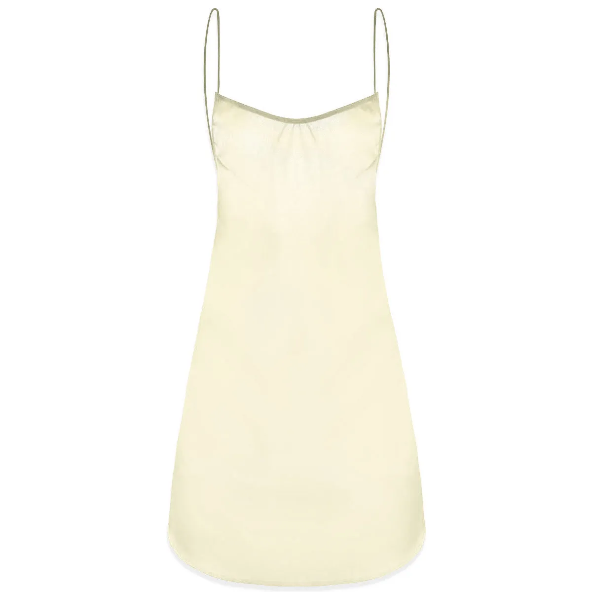 Simulated Silk Home Sexy Suspenders Nightgown 7170