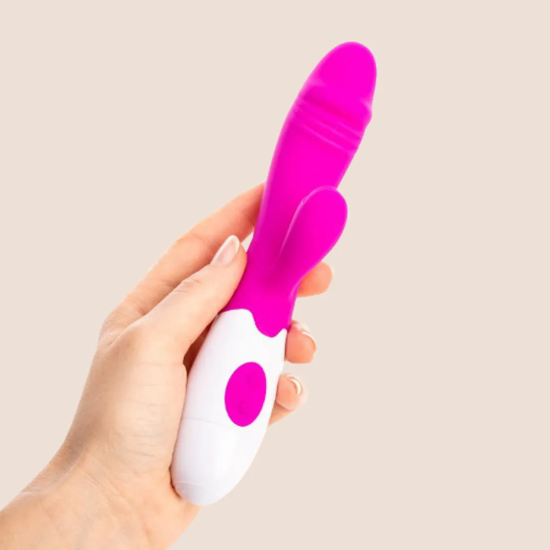 SinfulStrawberry - Vibrating G-Spot Rabbit 05 | Silicone Shaft