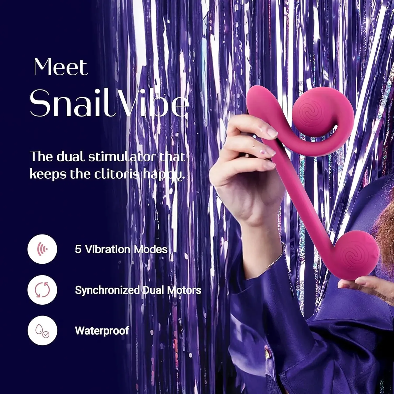 Snail Sex Toy Snail Vibrator - Snail Vibe Pink Rabbit Sex Toy Vibrator