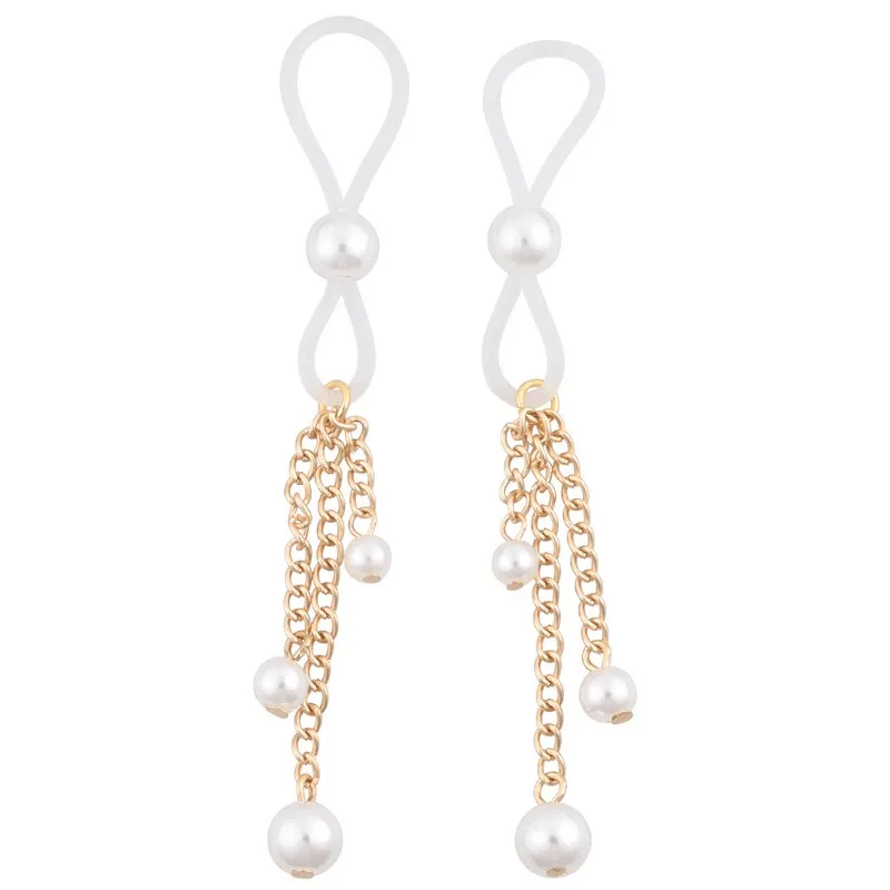 Sportsheets Sex & Mischief Pearl Nipple Ties