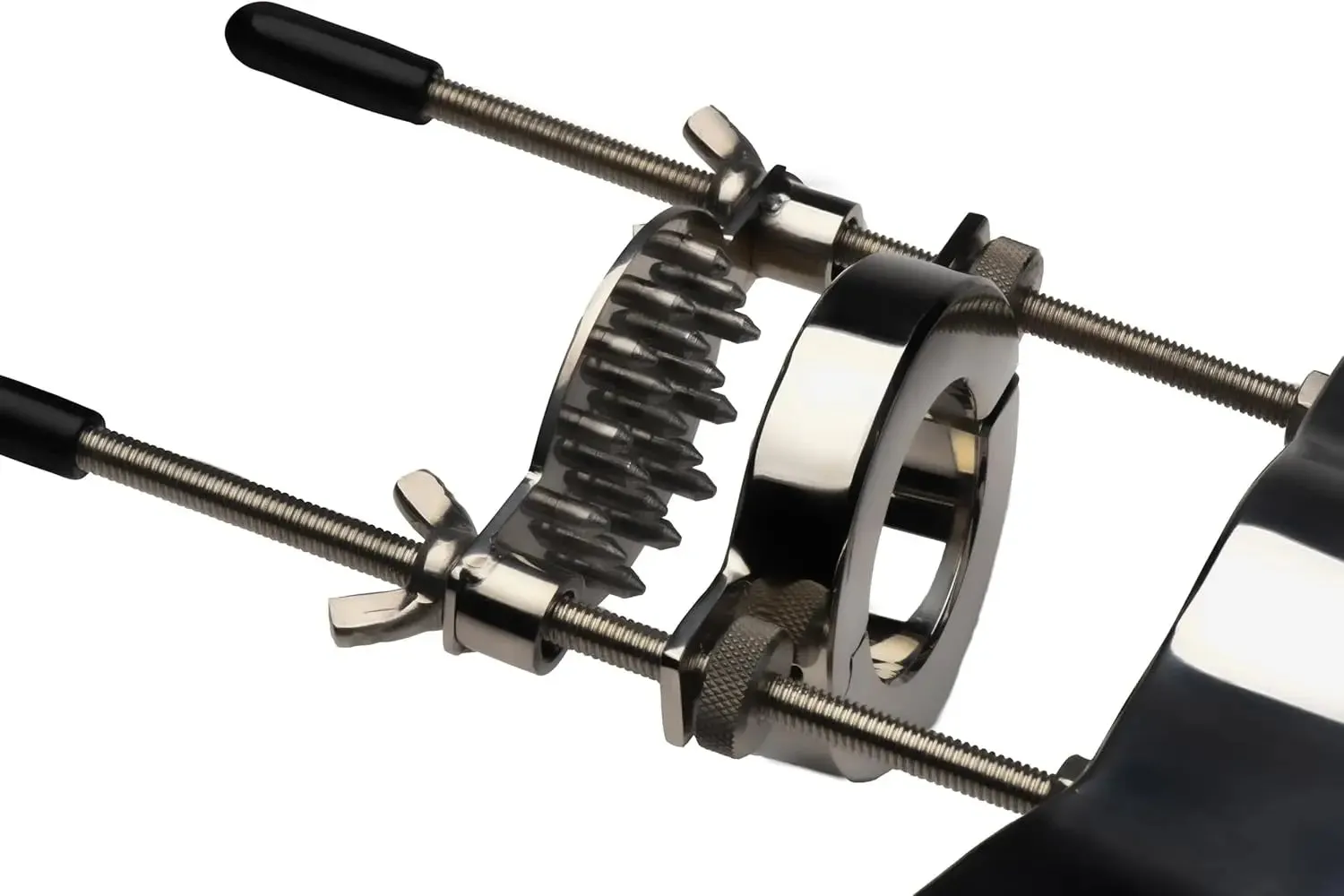 Stainless Steel Humbler with Ball Crusher Cock and Ball Torture BDSM