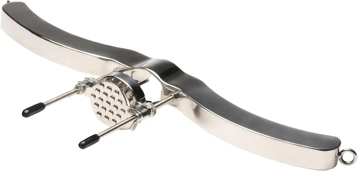Stainless Steel Humbler with Ball Crusher Cock and Ball Torture BDSM