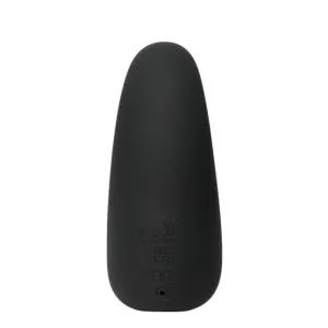Stimulator clitoris INTY TOYS TICKLE. din silicon lichid. cu 10 funcții de vibrații ultra-puternice. rezistent la apă IPX6. negru