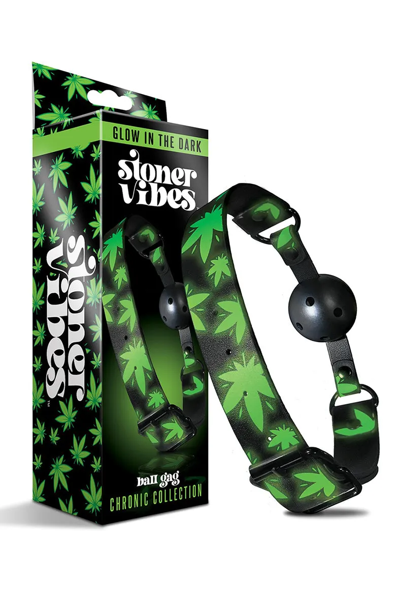 Stoner Vibes Glow In The Dark Ball Gag