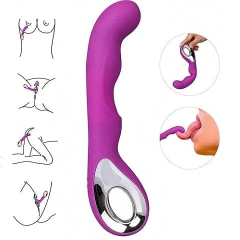 Tracy's Dog Waves G-Spot Vibrator Purple