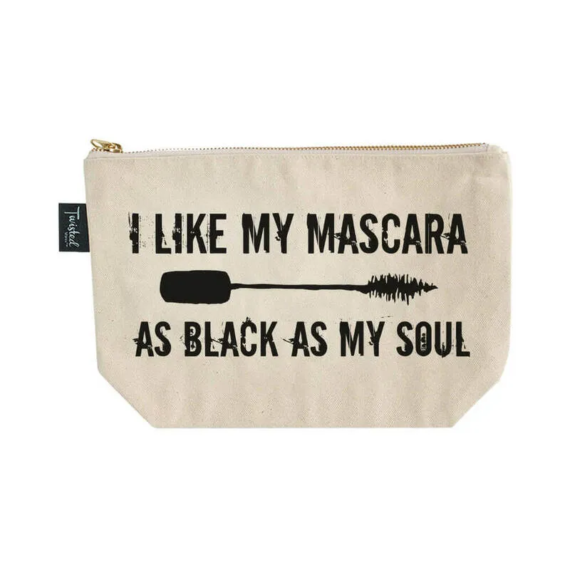 Twisted Wares I Like My Mascara as Black as My Soul Bitch Bag