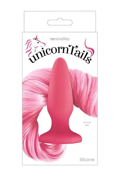 Unicorn Tails Butt Plug in Pastel Pink