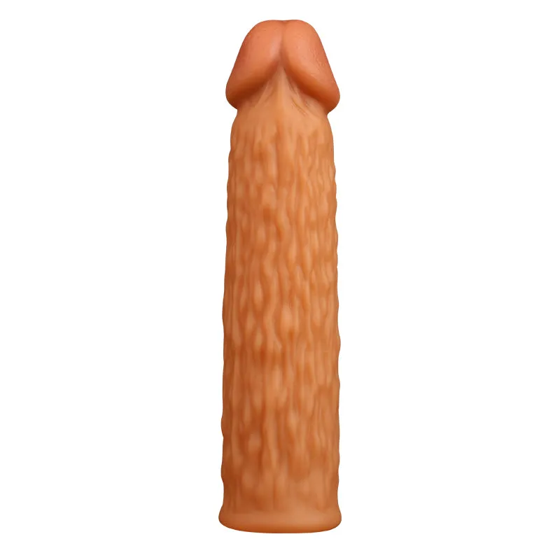 Vegetable Cock Sleeve Enlarger Condom - Fantasy Penissleeve Realistic Glans Sex Toys for Men