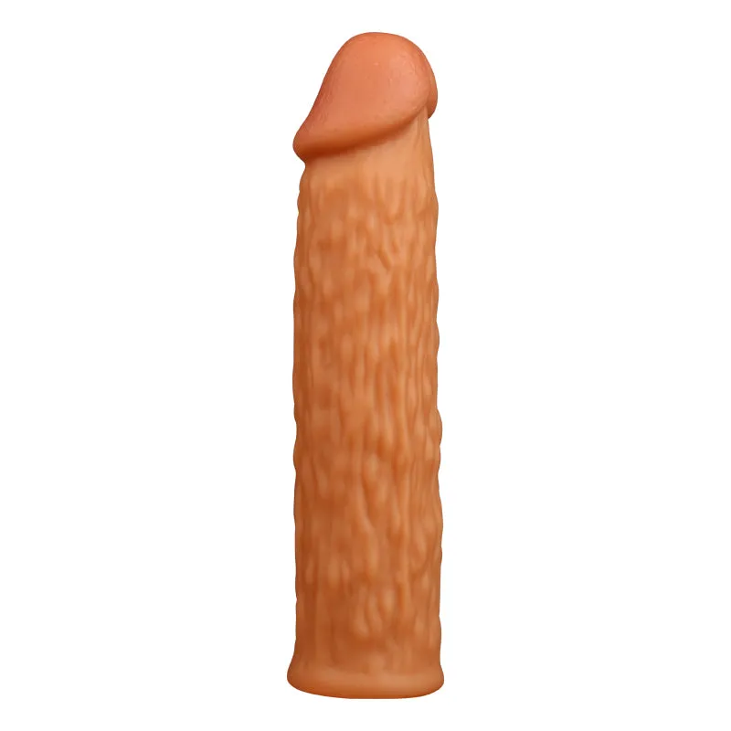 Vegetable Cock Sleeve Enlarger Condom - Fantasy Penissleeve Realistic Glans Sex Toys for Men