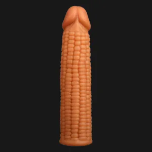 Vegetable Cock Sleeve Enlarger Condom - Fantasy Penissleeve Realistic Glans Sex Toys for Men