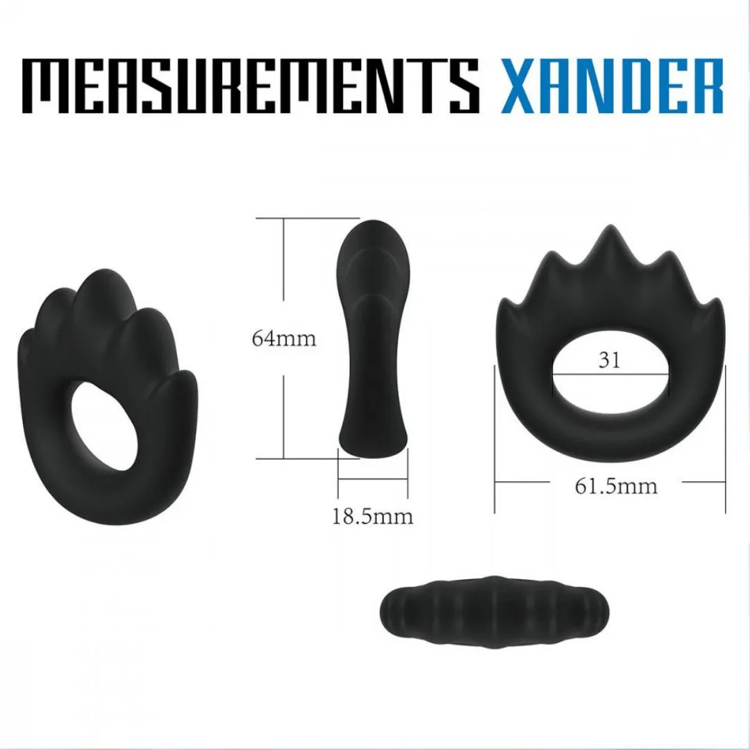 Velv'Or Rooster Xander Spiky Soft Silicone Cock Ring