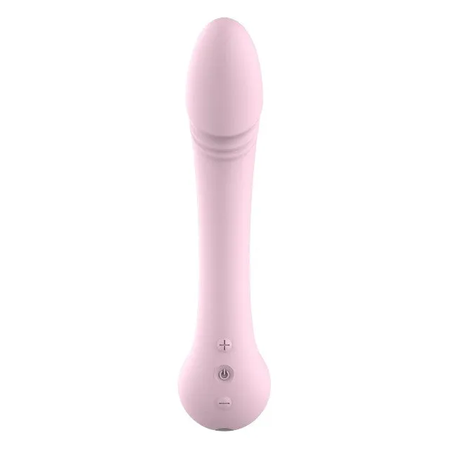 Vibrator DREAMTOYS Amour Lea Flexible Vibe. din silicon moale și flexibil. 10 funcții de vibrație. lungime 22.1 cm. roz