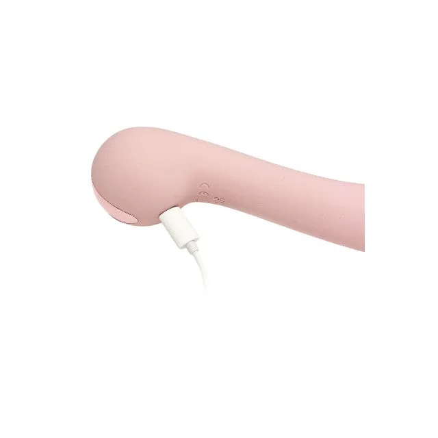Vibrator DREAMTOYS Amour Lea Flexible Vibe. din silicon moale și flexibil. 10 funcții de vibrație. lungime 22.1 cm. roz