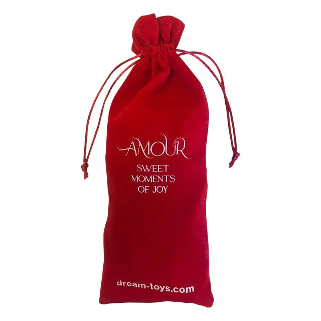 Vibrator DREAMTOYS Amour Lea Flexible Vibe. din silicon moale și flexibil. 10 funcții de vibrație. lungime 22.1 cm. roz
