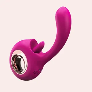 Vixen - G Spot Dildo Vibrator & Tongue Licking Stimulator