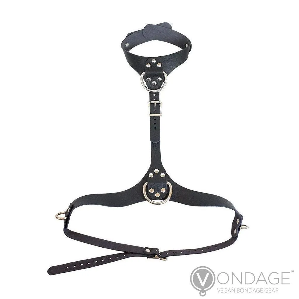 Vondage Vegan Leather Bust Harness
