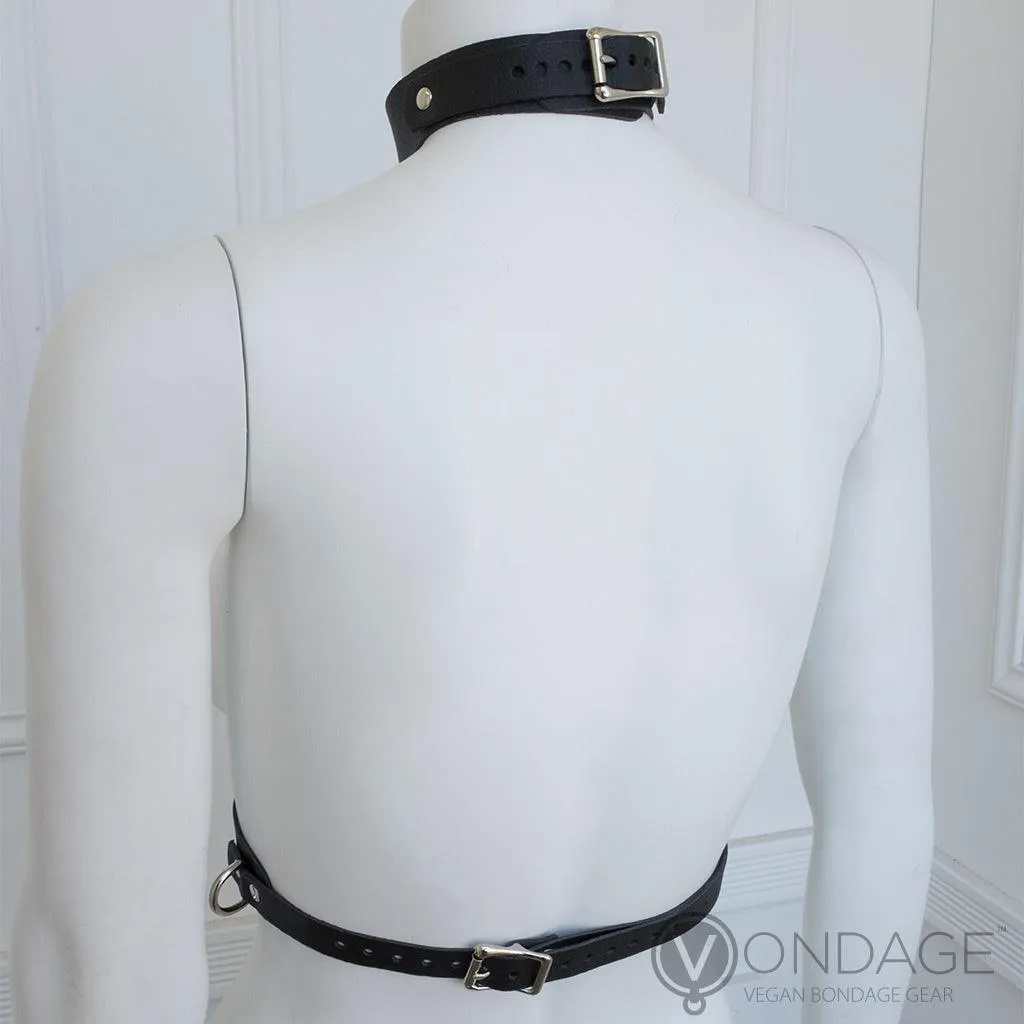 Vondage Vegan Leather Bust Harness