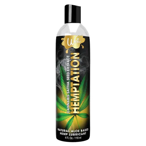 Wet Hemptation Natural Aloe Based Hemp Lubrication by Wet International