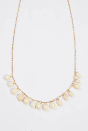 White Shell Pendent Belly Chain