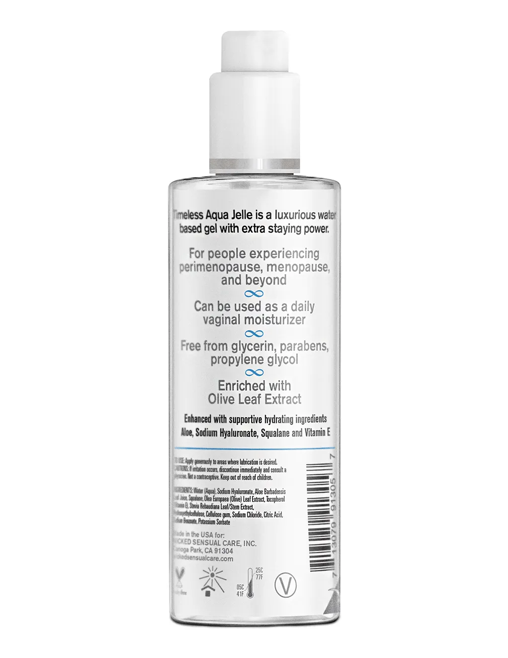 Wicked Simply Timeless Aqua Jelle Lubricant
